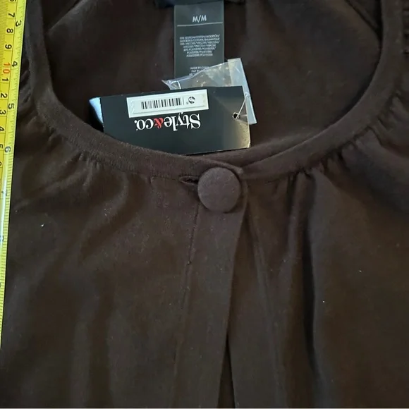 Style & Co. Dark Brown Cardigan - Picture 5 of 7